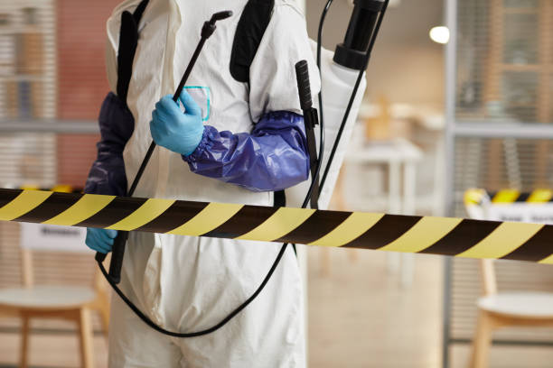 Professional Biohazard technician working in Astor, FL